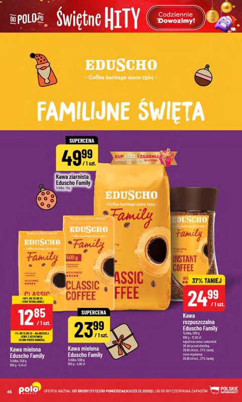 POLOmarket - gazetka promocyjna Gazetka od środy 17.12 do wtorku 23.12 - strona 46