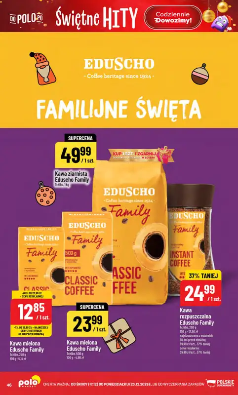 POLOmarket - gazetka promocyjna Gazetka od środy 17.12 do wtorku 23.12 - strona 46
