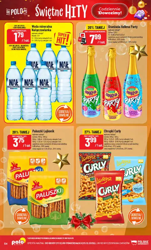 POLOmarket - gazetka promocyjna Gazetka od środy 17.12 do wtorku 23.12 - strona 54