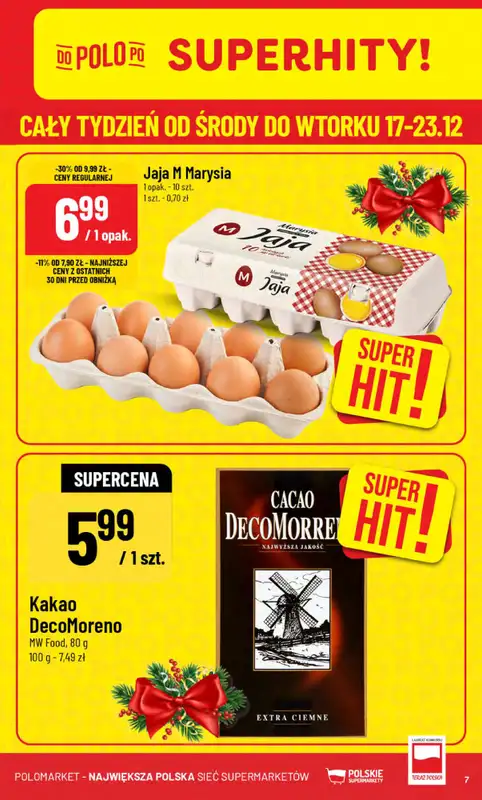 POLOmarket - gazetka promocyjna Gazetka od środy 17.12 do wtorku 23.12 - strona 7