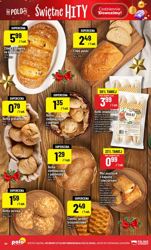 POLOmarket - gazetka promocyjna Gazetka od środy 17.12 do wtorku 23.12 - strona 44