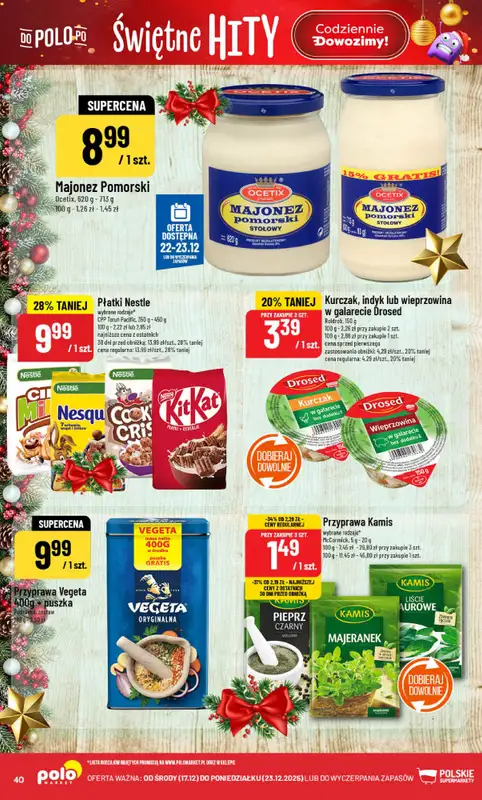 POLOmarket - gazetka promocyjna Gazetka od środy 17.12 do wtorku 23.12 - strona 40