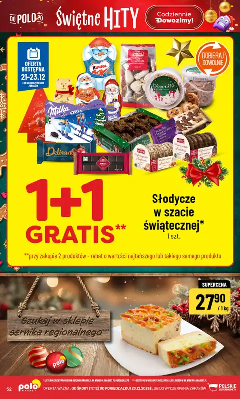 POLOmarket - gazetka promocyjna Gazetka od środy 17.12 do wtorku 23.12 - strona 52
