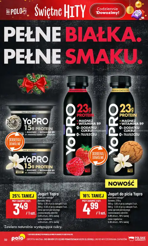 POLOmarket - gazetka promocyjna Gazetka od środy 17.12 do wtorku 23.12 - strona 32