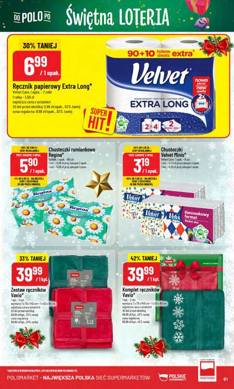 POLOmarket - gazetka promocyjna Gazetka od środy 17.12 do wtorku 23.12 - strona 61