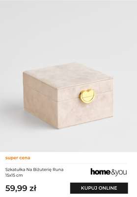 Szkatułka Na Biżuterię Runa 15x15 cm