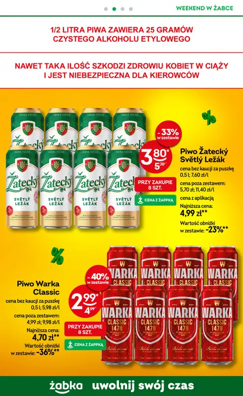 Żabka - gazetka promocyjna Gazetka weekendowa   - strona 3