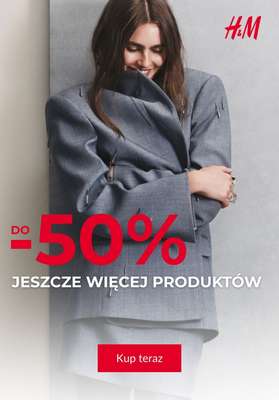 H&M - gazetka promocyjna Do -50% jeszcze więcej produktów od poniedziałku 22.12 