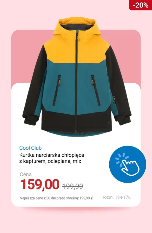 Smyk - gazetka promocyjna Kurtki i płaszcze na wyprzedaży od poniedziałku 22.12  - strona 6