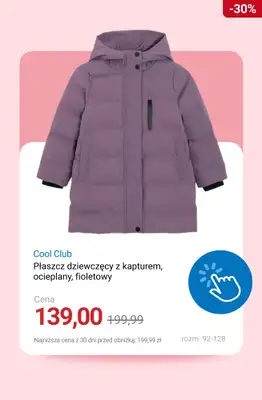 Smyk - gazetka promocyjna Kurtki i płaszcze na wyprzedaży od poniedziałku 22.12  - strona 9