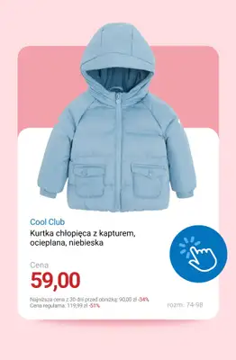 Smyk - gazetka promocyjna Kurtki i płaszcze na wyprzedaży od poniedziałku 22.12  - strona 5