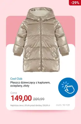 Smyk - gazetka promocyjna Kurtki i płaszcze na wyprzedaży od poniedziałku 22.12  - strona 14