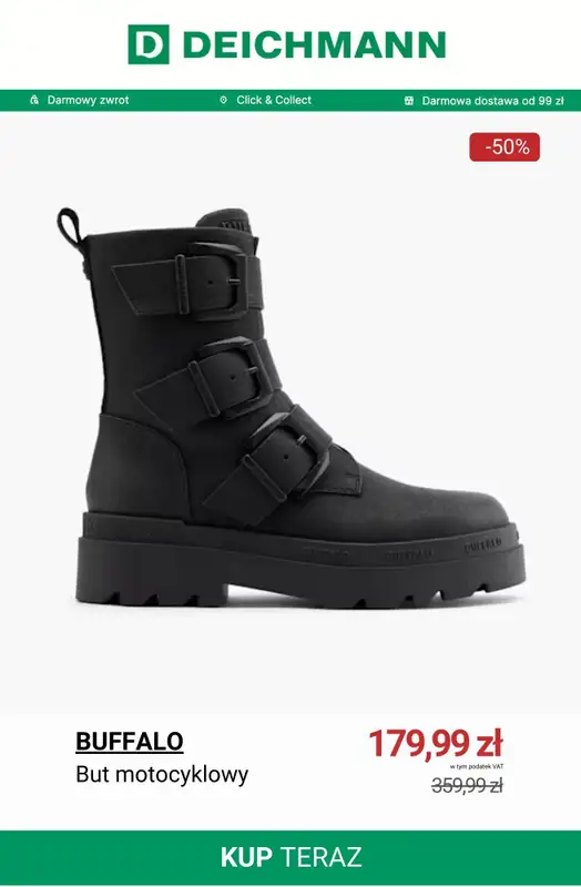 Deichmann - gazetka promocyjna Wyprzedaż botków od poniedziałku 22.12  - strona 11