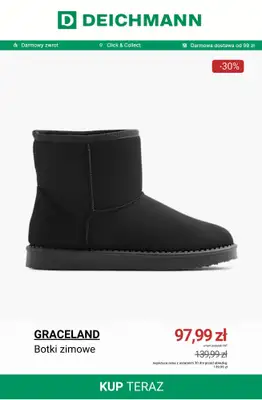 Deichmann - gazetka promocyjna Wyprzedaż botków od poniedziałku 22.12  - strona 3