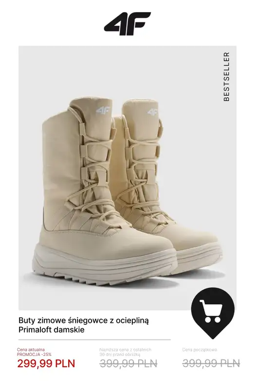 4F - gazetka promocyjna HITY WYPRZEDAŻY! od poniedziałku 22.12  - strona 7