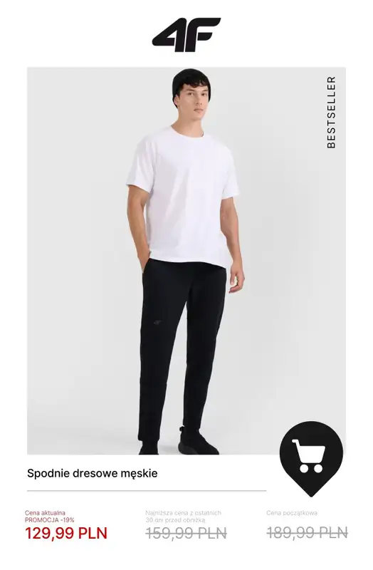 4F - gazetka promocyjna HITY WYPRZEDAŻY! od poniedziałku 22.12  - strona 10