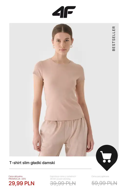 4F - gazetka promocyjna HITY WYPRZEDAŻY! od poniedziałku 22.12  - strona 5
