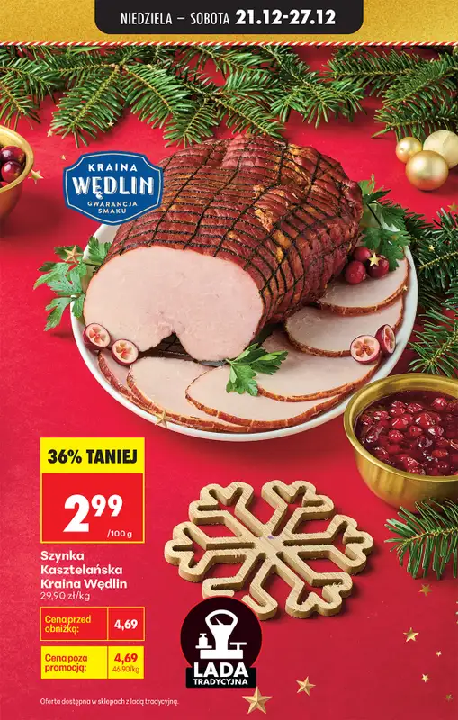 Biedronka - gazetka promocyjna Od niedzieli, Z ladą tradycyjną od niedzieli 21.12 do soboty 27.12 - strona 9