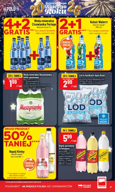 POLOmarket - gazetka promocyjna Gazetka od soboty 27.12 do środy 31.12 - strona 47