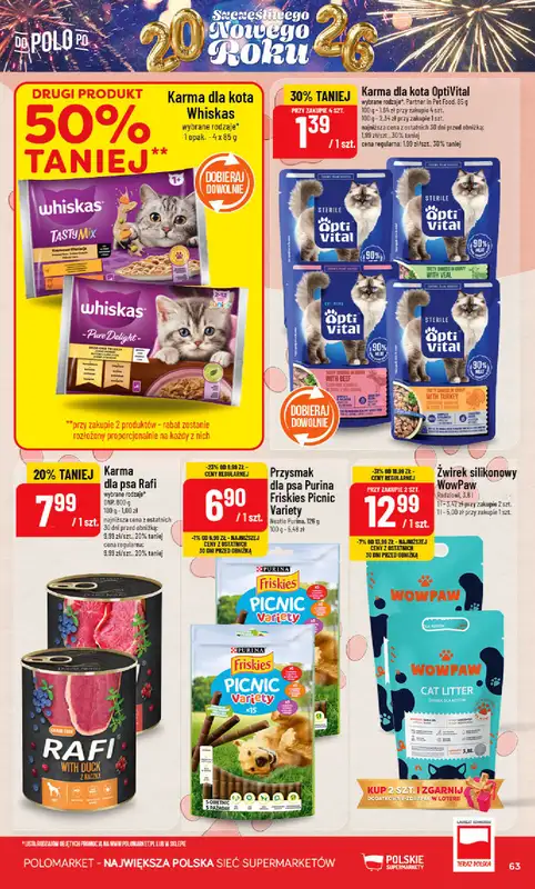POLOmarket - gazetka promocyjna Gazetka od soboty 27.12 do środy 31.12 - strona 63