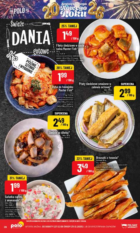 POLOmarket - gazetka promocyjna Gazetka od soboty 27.12 do środy 31.12 - strona 28