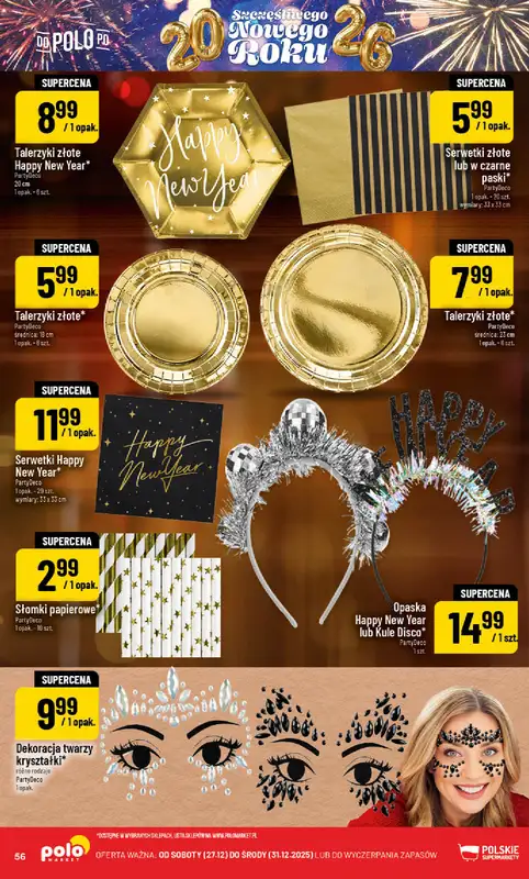 POLOmarket - gazetka promocyjna Gazetka od soboty 27.12 do środy 31.12 - strona 56