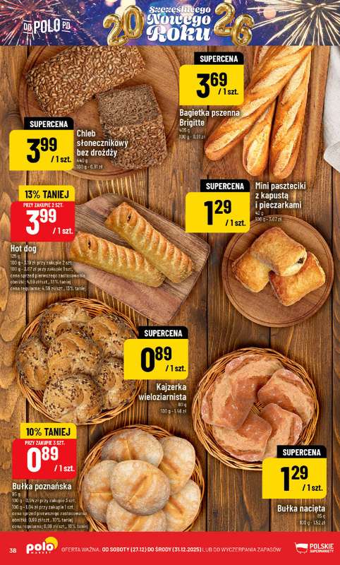 POLOmarket - gazetka promocyjna Gazetka od soboty 27.12 do środy 31.12 - strona 38