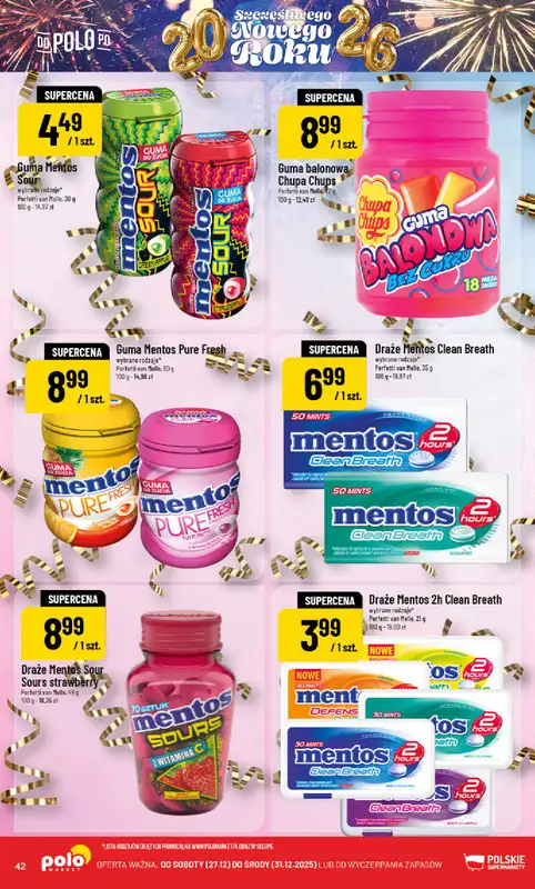 POLOmarket - gazetka promocyjna Gazetka od soboty 27.12 do środy 31.12 - strona 42