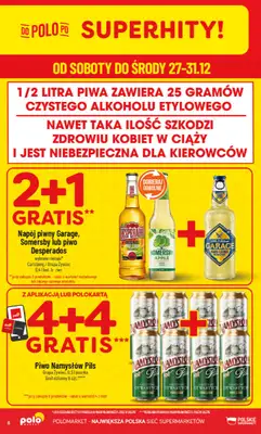 POLOmarket - gazetka promocyjna Gazetka od soboty 27.12 do środy 31.12 - strona 8