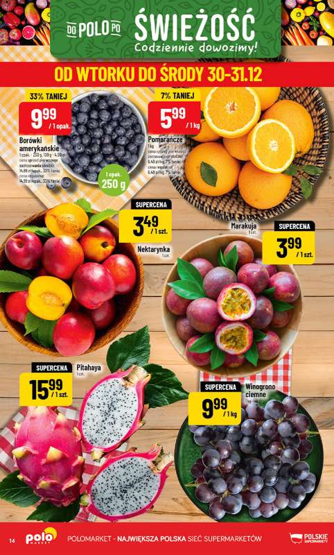 POLOmarket - gazetka promocyjna Gazetka od soboty 27.12 do środy 31.12 - strona 14