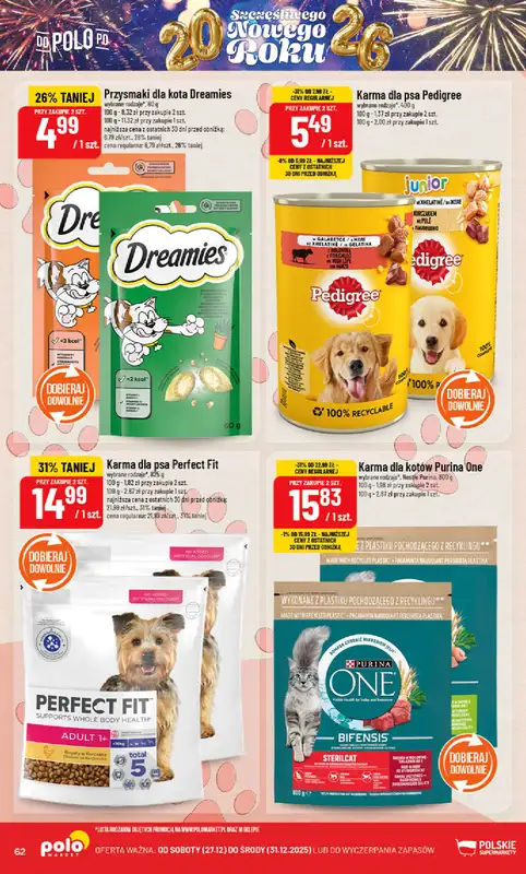 POLOmarket - gazetka promocyjna Gazetka od soboty 27.12 do środy 31.12 - strona 62
