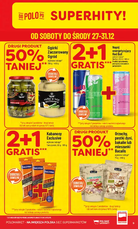POLOmarket - gazetka promocyjna Gazetka od soboty 27.12 do środy 31.12 - strona 9