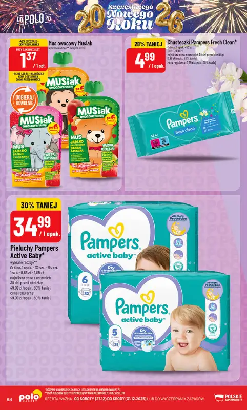 POLOmarket - gazetka promocyjna Gazetka od soboty 27.12 do środy 31.12 - strona 64