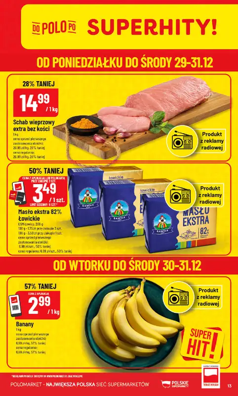 POLOmarket - gazetka promocyjna Gazetka od soboty 27.12 do środy 31.12 - strona 13