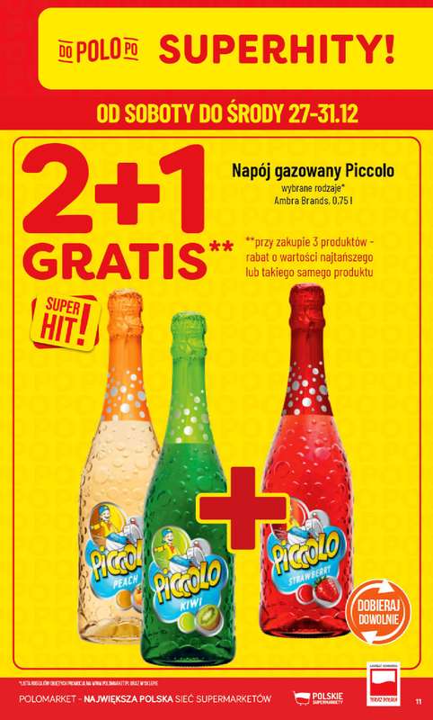 POLOmarket - gazetka promocyjna Gazetka od soboty 27.12 do środy 31.12 - strona 11