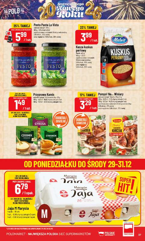 POLOmarket - gazetka promocyjna Gazetka od soboty 27.12 do środy 31.12 - strona 37