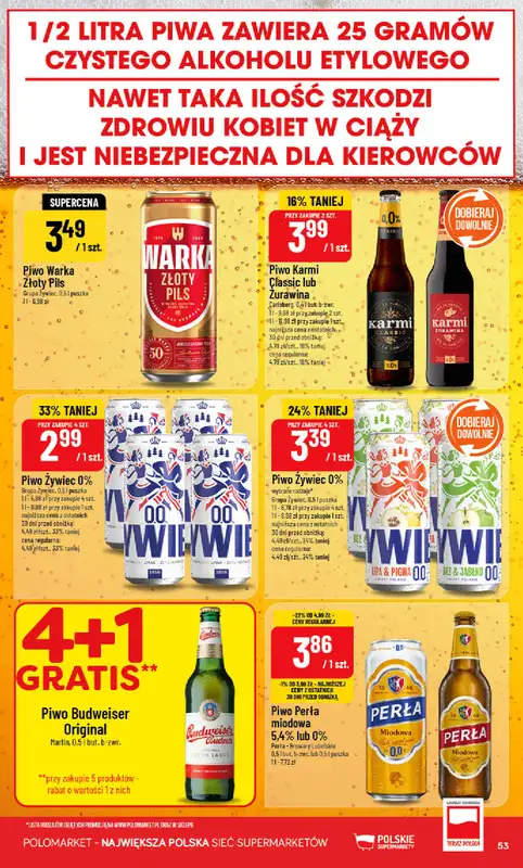 POLOmarket - gazetka promocyjna Gazetka od soboty 27.12 do środy 31.12 - strona 53