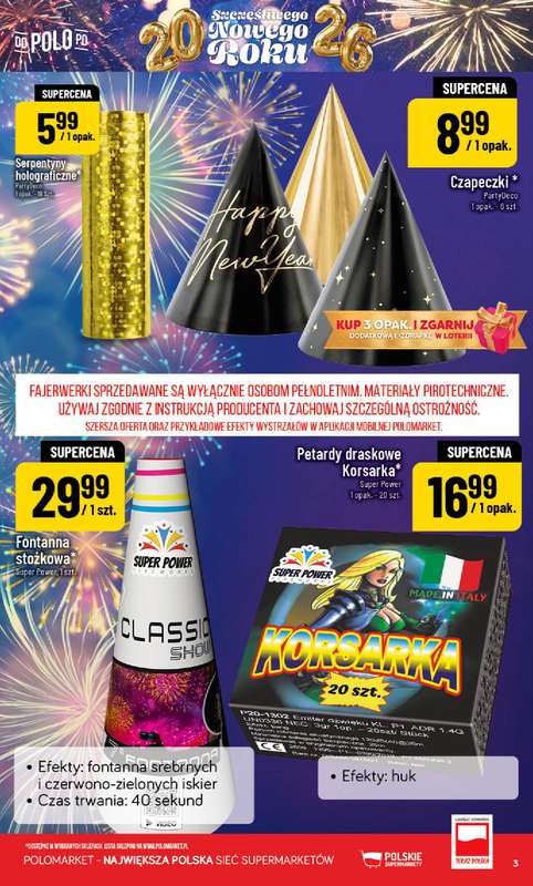POLOmarket - gazetka promocyjna Gazetka od soboty 27.12 do środy 31.12 - strona 3