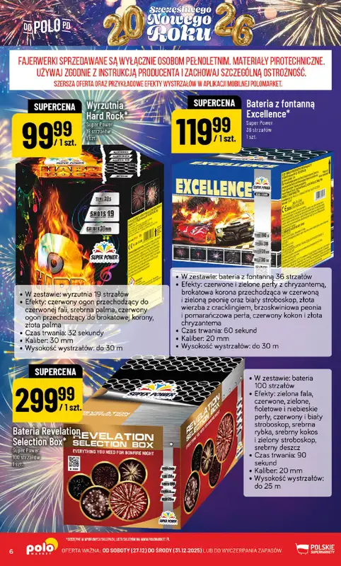 POLOmarket - gazetka promocyjna Gazetka od soboty 27.12 do środy 31.12 - strona 6