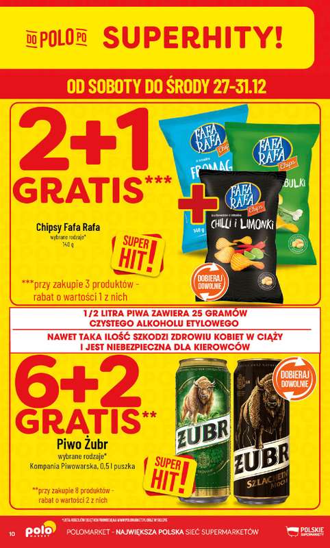 POLOmarket - gazetka promocyjna Gazetka od soboty 27.12 do środy 31.12 - strona 10