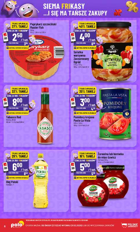 POLOmarket - gazetka promocyjna Frikasowy Katalog od soboty 27.12 do środy 31.12 - strona 6