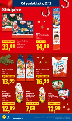 Lidl - gazetka promocyjna Oferta od poniedziałku od poniedziałku 22.12 do wtorku 23.12 - strona 44