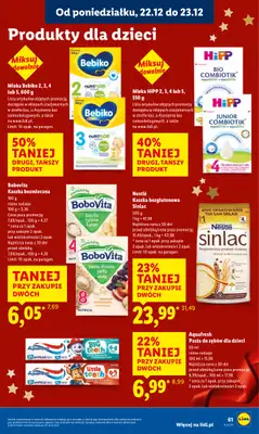 Lidl - gazetka promocyjna Oferta od poniedziałku od poniedziałku 22.12 do wtorku 23.12 - strona 63