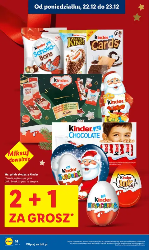 Lidl - gazetka promocyjna Oferta od poniedziałku od poniedziałku 22.12 do wtorku 23.12 - strona 16