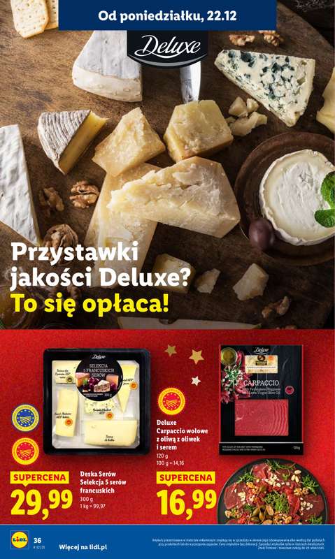 Lidl - gazetka promocyjna Oferta od poniedziałku od poniedziałku 22.12 do wtorku 23.12 - strona 38