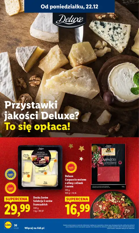 Lidl - gazetka promocyjna Oferta od poniedziałku od poniedziałku 22.12 do wtorku 23.12 - strona 38