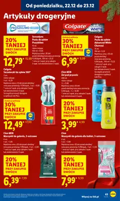 Lidl - gazetka promocyjna Oferta od poniedziałku od poniedziałku 22.12 do wtorku 23.12 - strona 65