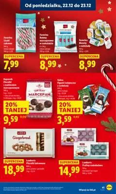 Lidl - gazetka promocyjna Oferta od poniedziałku od poniedziałku 22.12 do wtorku 23.12 - strona 43