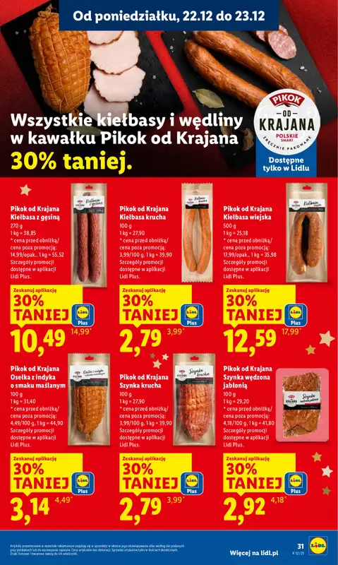 Lidl - gazetka promocyjna Oferta od poniedziałku od poniedziałku 22.12 do wtorku 23.12 - strona 33