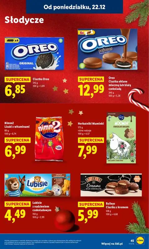 Lidl - gazetka promocyjna Oferta od poniedziałku od poniedziałku 22.12 do wtorku 23.12 - strona 47